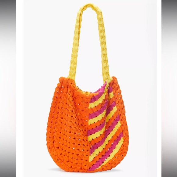 NWT SOLID & STRIPED The Slouchy Bag Knit Tote
Yellow, pink, and orange - Picture 2 of 6
